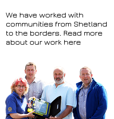 AED Defibrillator Training Communities Scotland Making a Difference